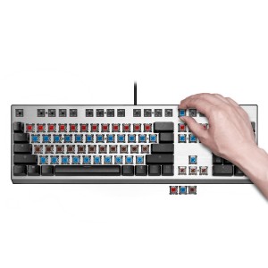 کیبورد مکانیکال گیمینگ با سیم کولرمستر CK351 RGB